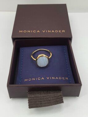 Monica Vinader Siren Gemstone Medium Ring